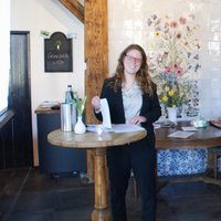 Silke Andreas auf einer Sitzung